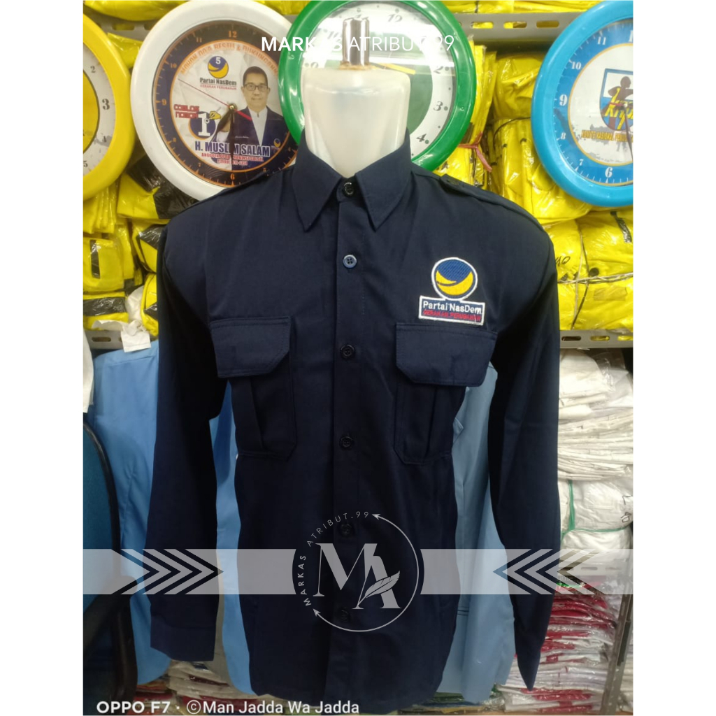 KEMEJA PARTAI NASDEM / ATRIBUT PARTAI NASDEM / BAJU NASDEM