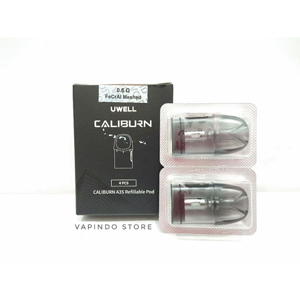 CARTRIDGE CALIBURN A3S 0.8 OHM CATRIDGE REPLACEMENT POD BY UWELL