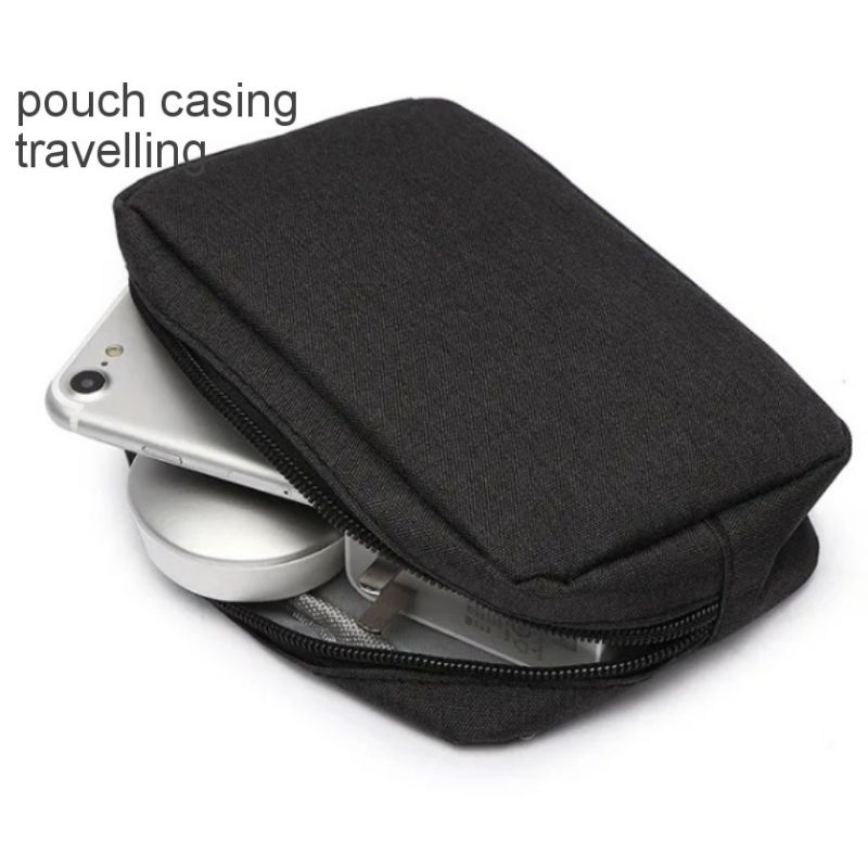 Case Tas Travel Organizer Gadget Aksesoris hp PowerBank Earphone