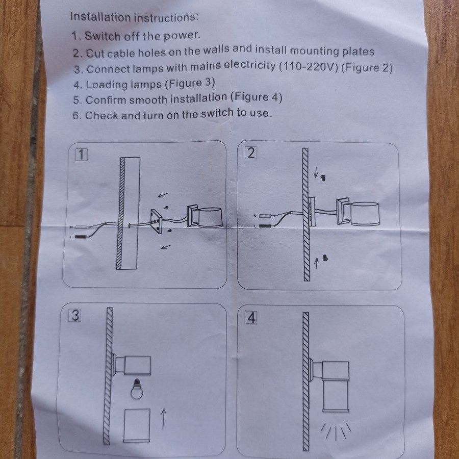 Lampu Dinding outdoor minimalis bulat 1 Arah dan 2 Arah merk vacolux