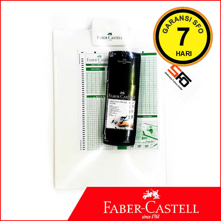 

Paket Ujian Faber Castell Mantap Acyrlic - SFO Semarang Official