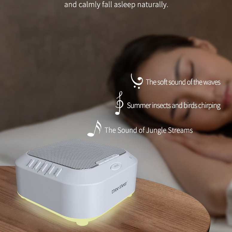 Three Sheep White Noise Machine Baby Shusher 28 Calming Sound GIft