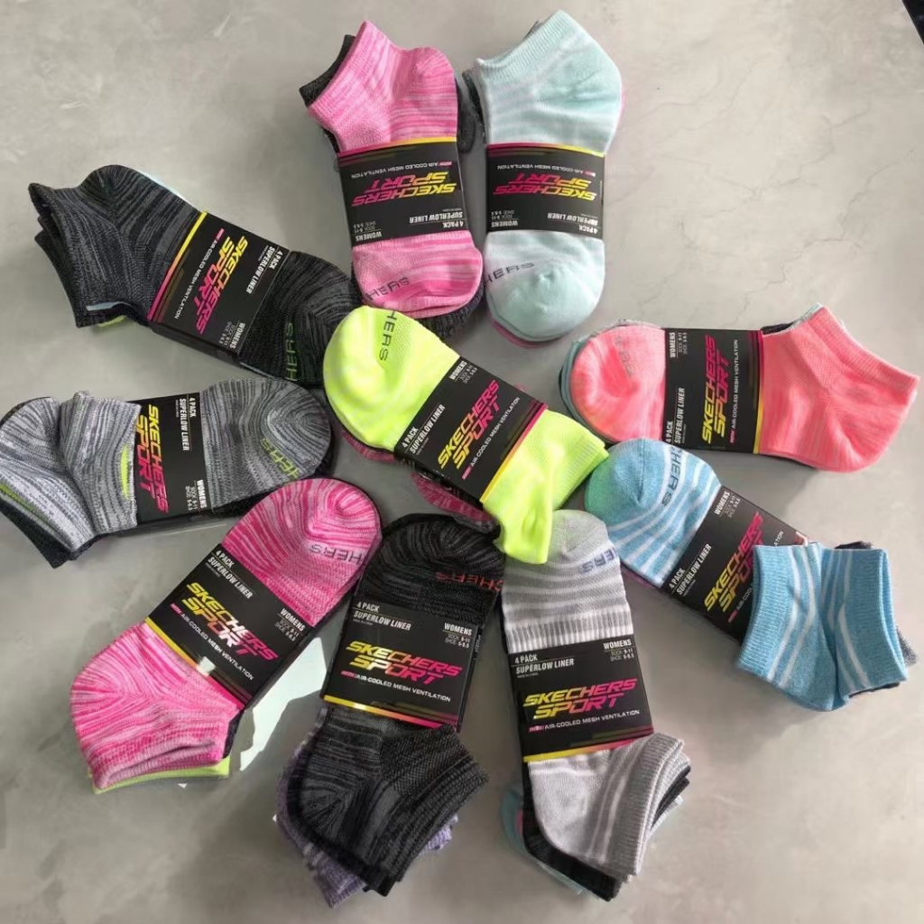 kaos kaki women cewe skechers socks premium warna lengkap