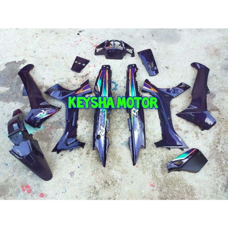 COVER BODY HALUS YAMAHA FIZR FIZ R F1Z R UNGU 1997