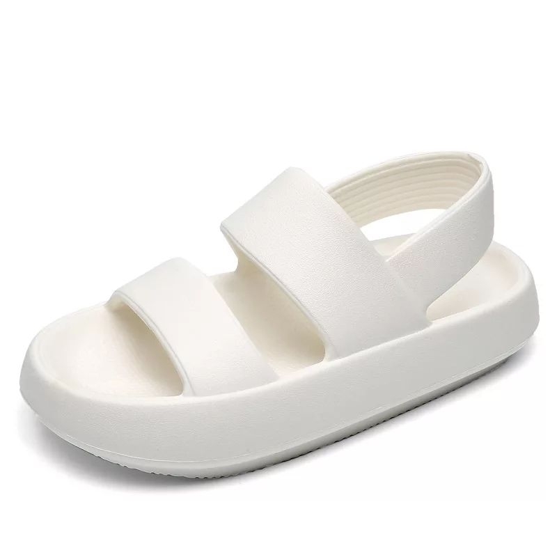 Sandal Wanita Lalisa Tali Belakang / Sandal Sepatu Karet Wanita Slingback Tebal