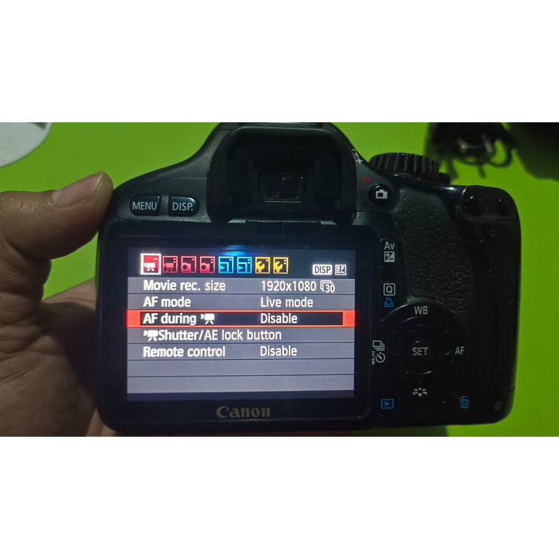 canon DSLR 550D second