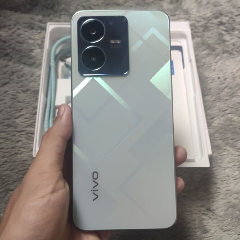 HP Vivo Y22 RAM 4+4/128GB Second Murah Fullset Mulus