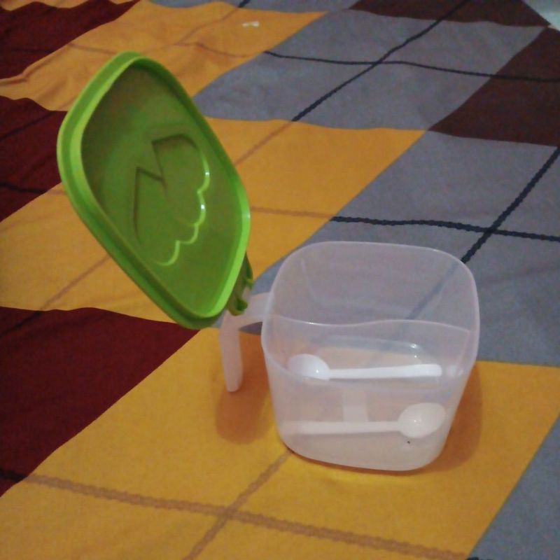 GOLDEN SUNKIST Tempat Garam Bumbu Dapur Sekat 2 TGM1156 GOLDEN LEMON Wadah Gula Merica Kotak Tutup +