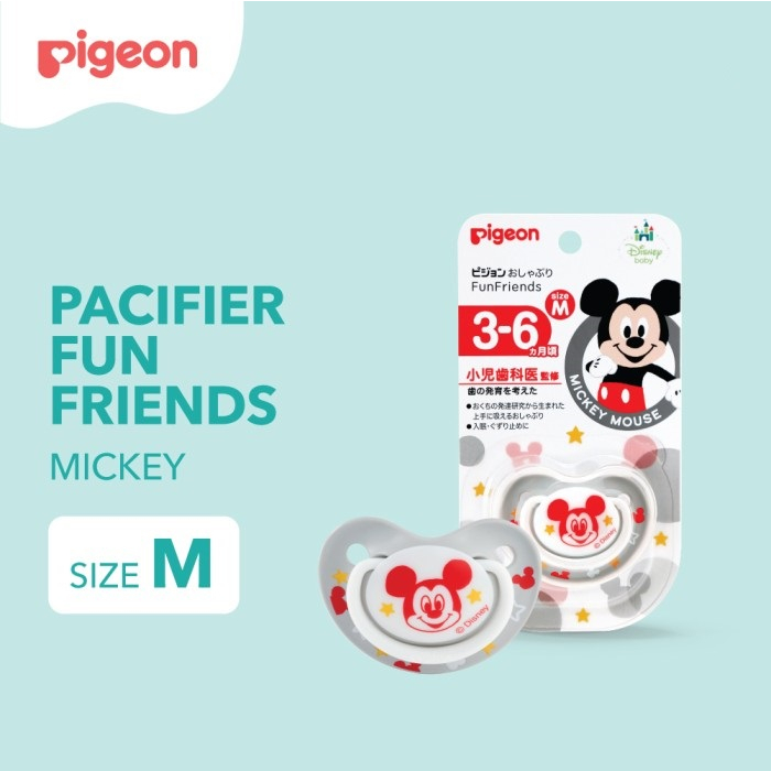 PIGEON PACIFIER FUNFRIENDS DISNEY M SIZE MICKEY (3-6m)