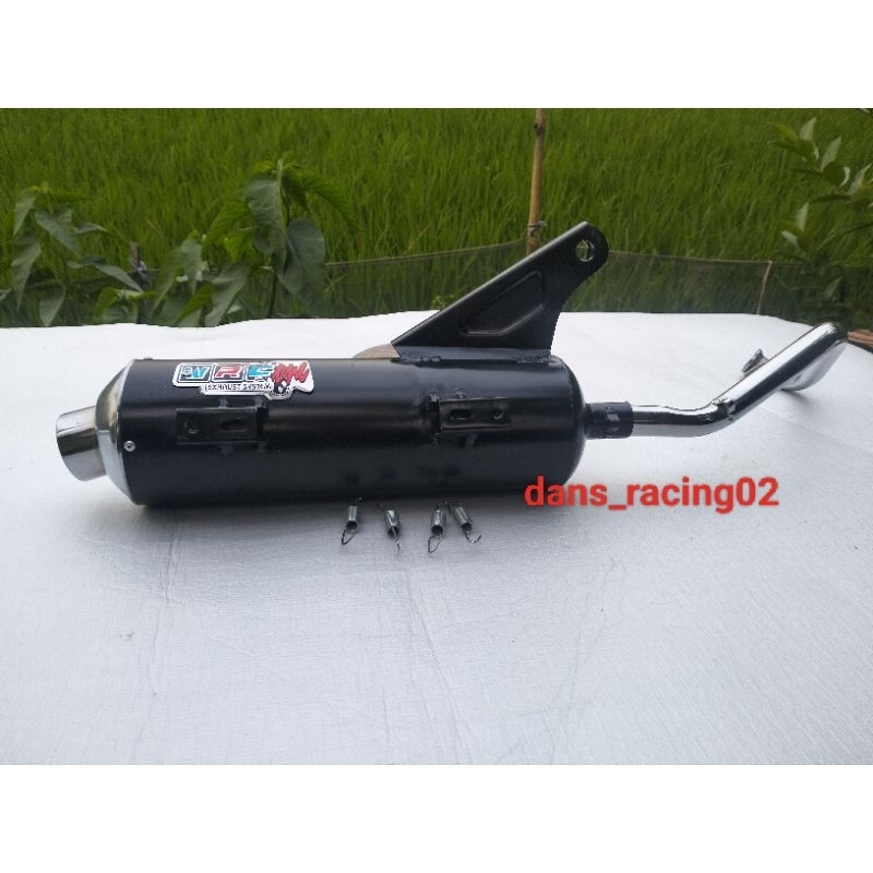 Diskont Knalpot Standar Racing Wrc Ngebas Adem Ujung Croom Beat/ Beat Street/ Mio Sporty/ Mio J/ Mio