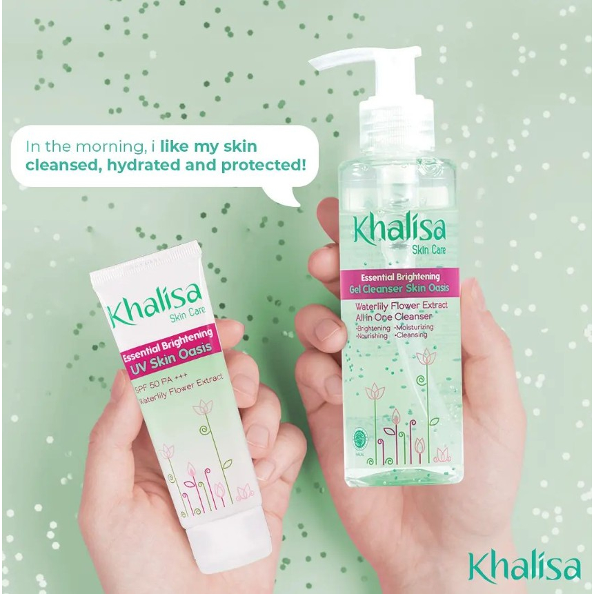 [BPOM] Khalisa Essential Brightening Gel Cleanser Skin Oasis 135gr