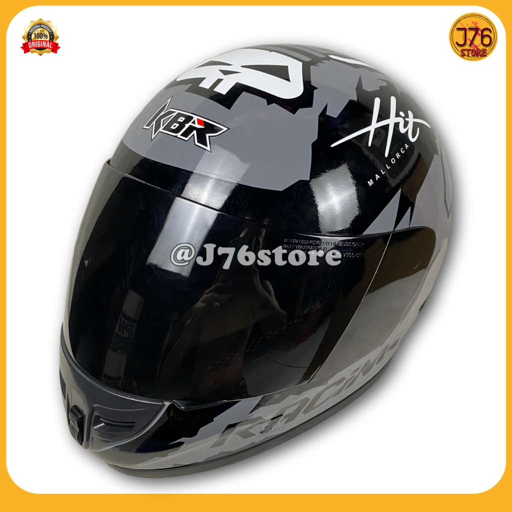 Helm Sepeda Motor Full Face Kbr Motif Venom K2 Marc Marquez Mandalika Original Helem Cakil Pria Wani