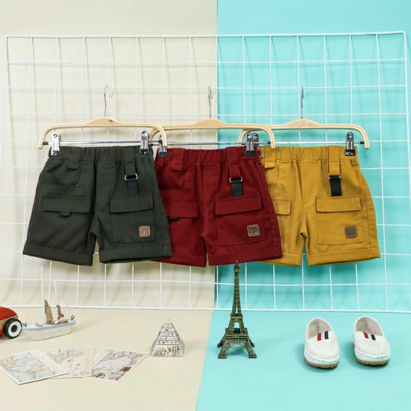 Celana Pendek Cargo Anak / Celana Cargo Short Pants Usia 1-10 Tahun