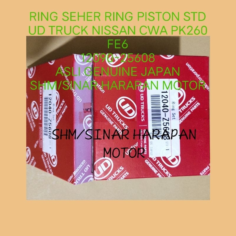 RING PISTON NISSAN CWA 260 12040-Z5608 RING SET PISTON UD TRUCK PK260