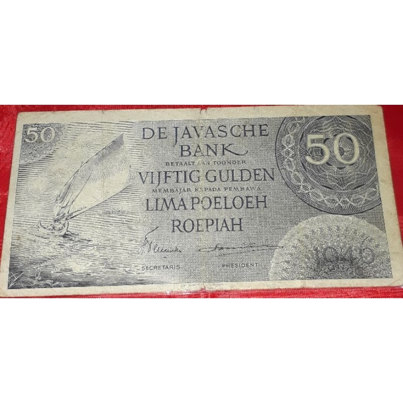 Uang Kuno Indonesia 50 Lima Puluh Federal thn 1946
