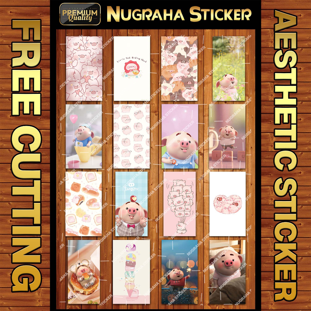

(144 PCS) Sticker Cute Pig Aesthetic