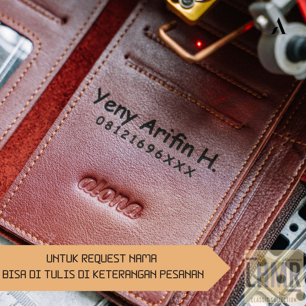 

Tambahan Grafir Ukir Nama Dompet Kulit Dan Id Card Custom CUSTOM NAMA