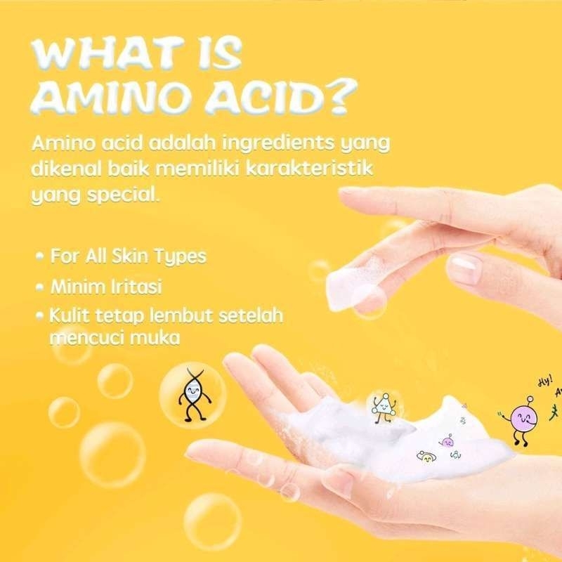 You Hy! Amino Brightening Facial Wash You Sabun Cuci Muka You Whitening Glowing