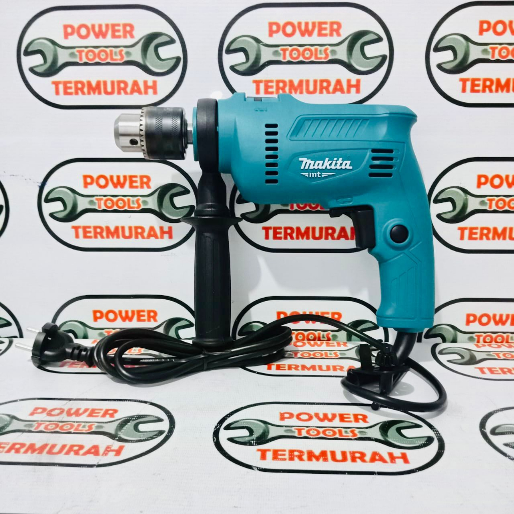 MT80B Bor Impact Maktec 13mm Drill Beton Besi Kayu MT 80 B 2 Arah
