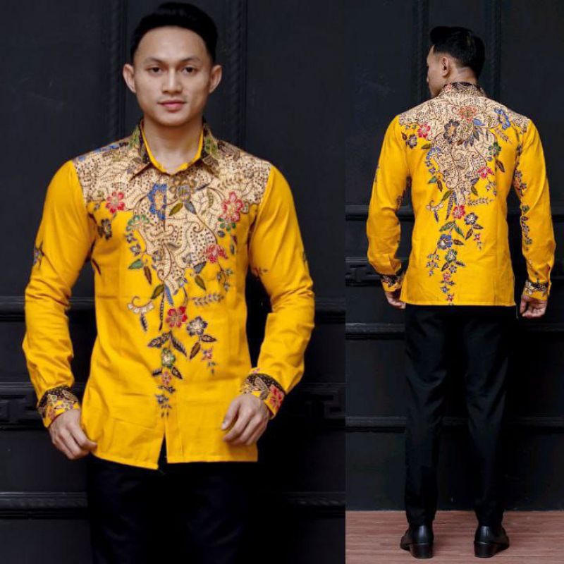 KEMEJA PRIA BATIK PRIMISIMA UNGGUL JAYA SLIMFIT