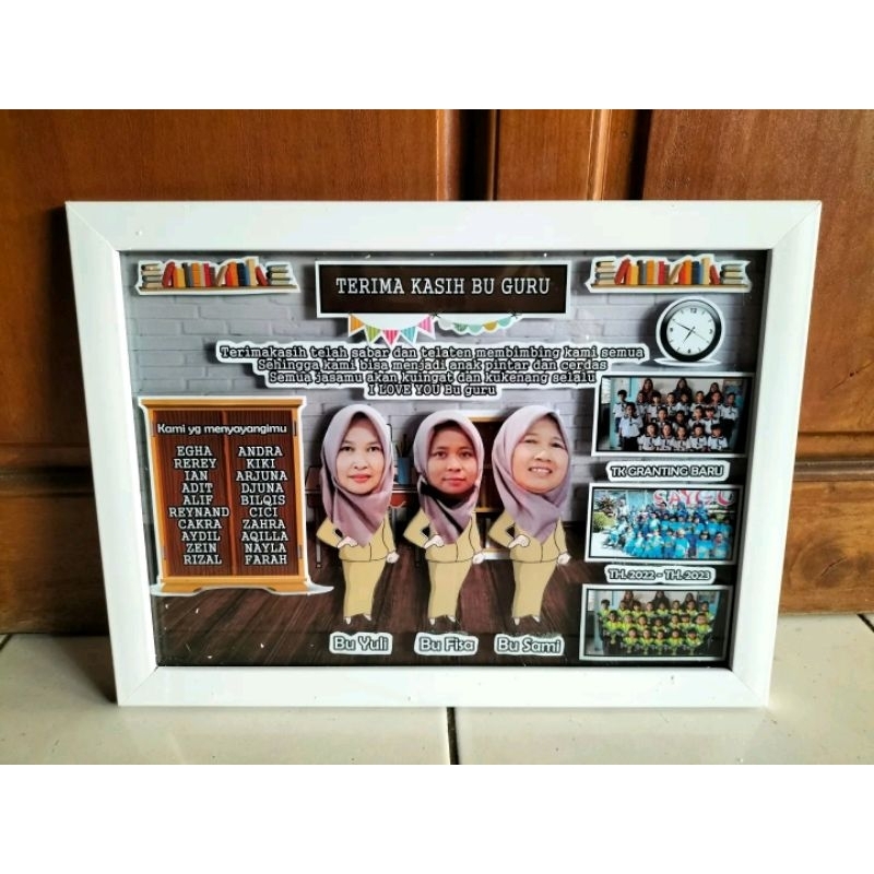 free box  hampers cantik #karikatur guru, kado perpisahan, kado guru