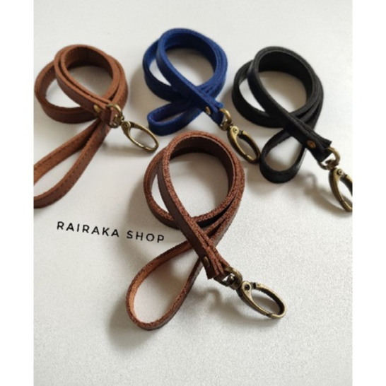 

Tali id card kulit terbaru original