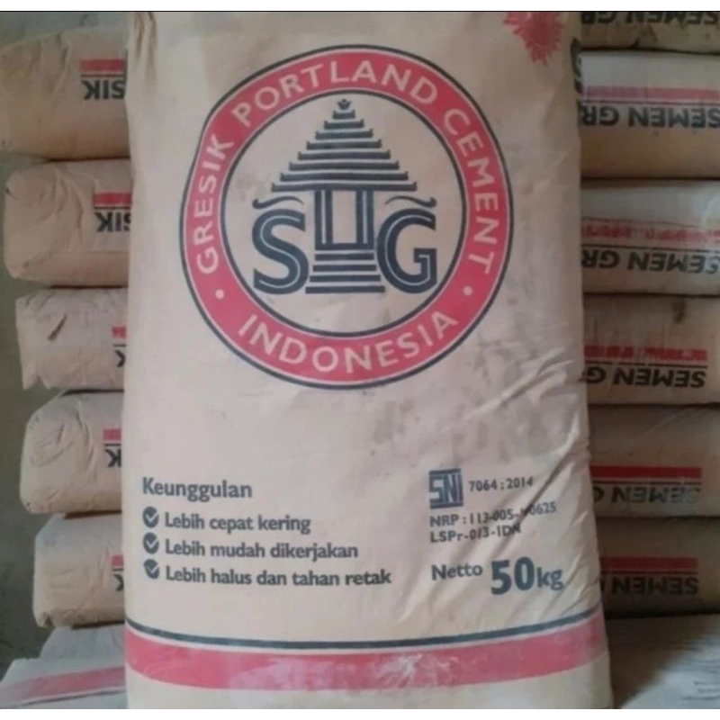 Semen Gresik 1 Sak 50 kg 50kg Area Purwokerto dan Sekitarnya