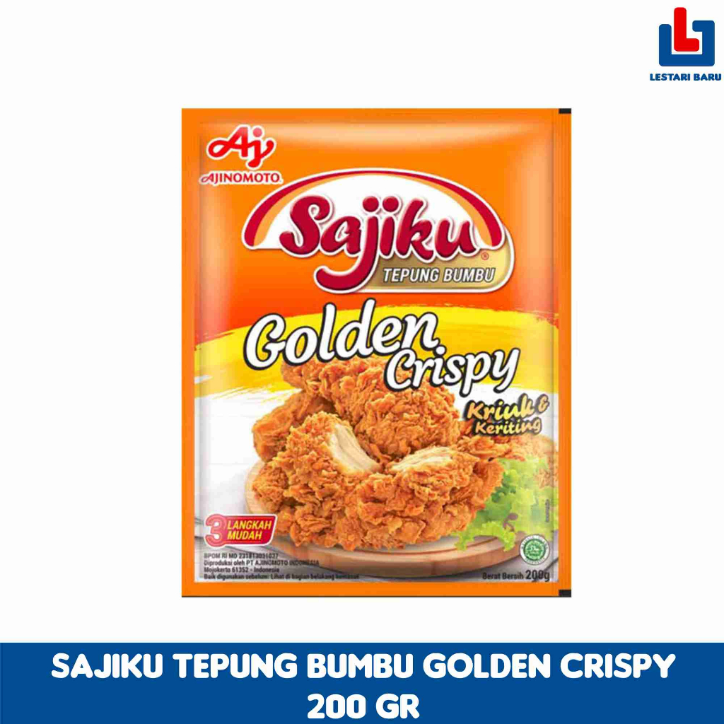 

Sajiku Tepung Bumbu Golden Crispy 200 gr