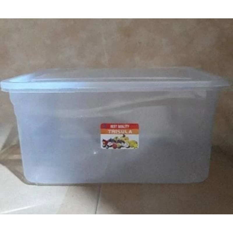 Food Box 2500ml Plastik / Kotak Makan 2500 ml / Toples KMP MUTIARA
