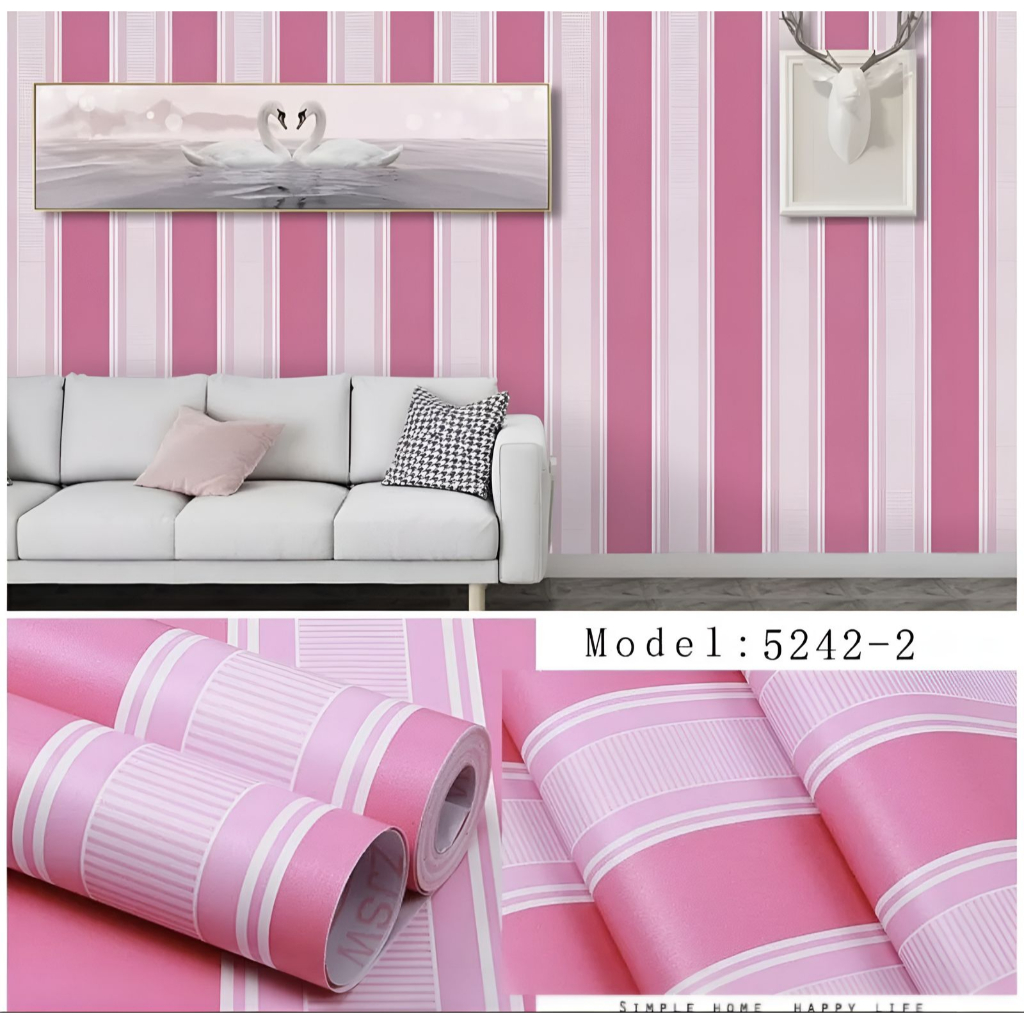 WALLPAPER DINDING DEKORASI KAMAR RUMAH STICKER DINDING 45cmx10m FBL