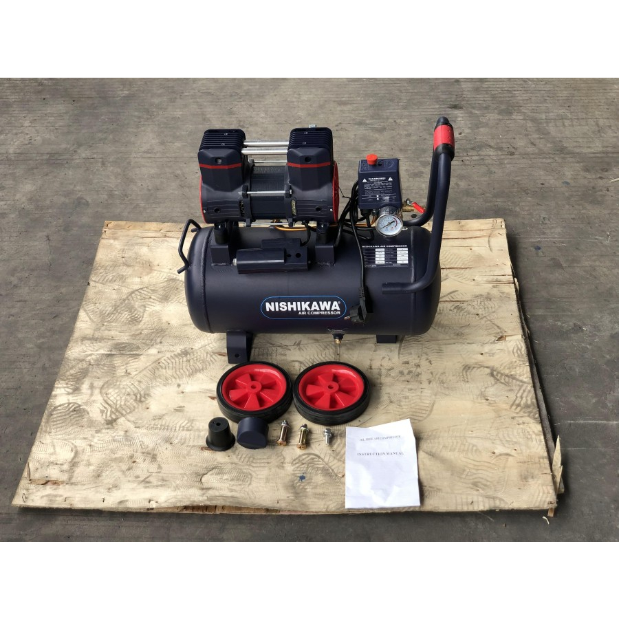 NISHIKAWA AIR COMPRESSOR OIL LESS KOMPRESOR GARANSI 1 TAHUN