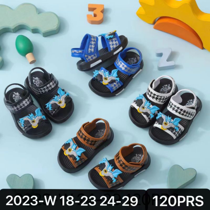 Sandal Tali Anak Karakter Superhero Batman Bayi Balita 2023