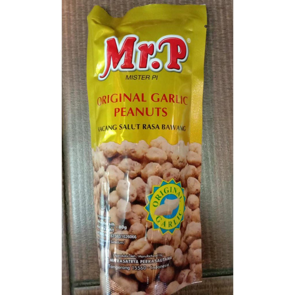 

Mr.p original garlic peanuts 80g