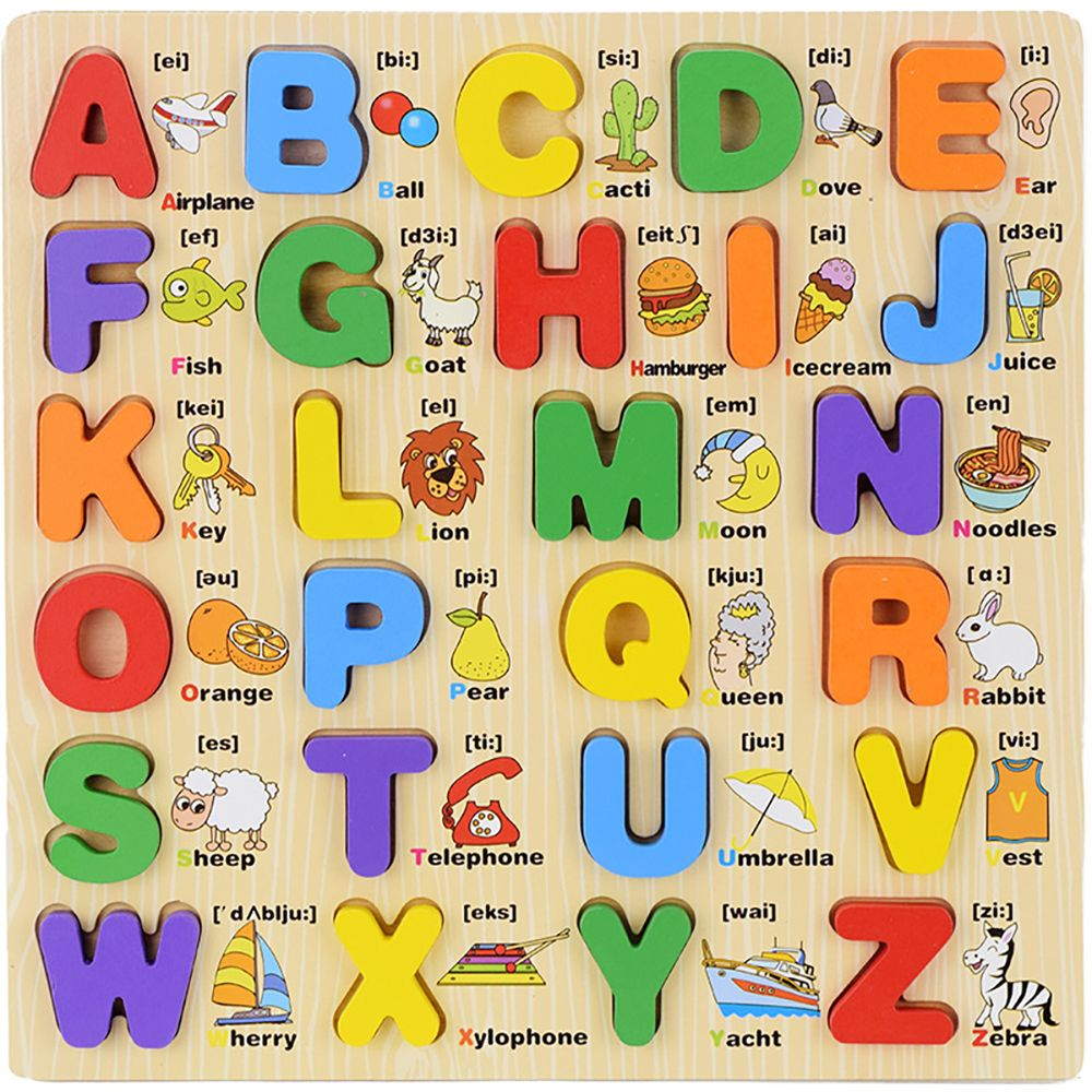 Chunky Puzzle Print Mainan Puzzle Edukasi Puzzle Edukasi Anak Puzzle Alphabet  Puzzle Alfabet Puzzle Huruf Mainan Edukasi