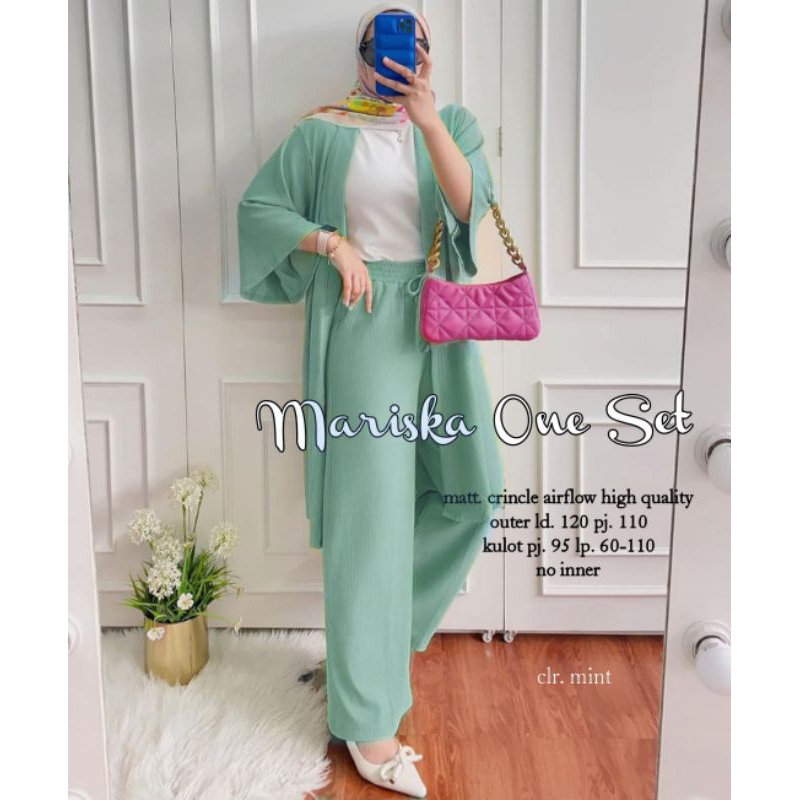 MARISKA ONESET SETELAN BAJU WANITA TERBARU