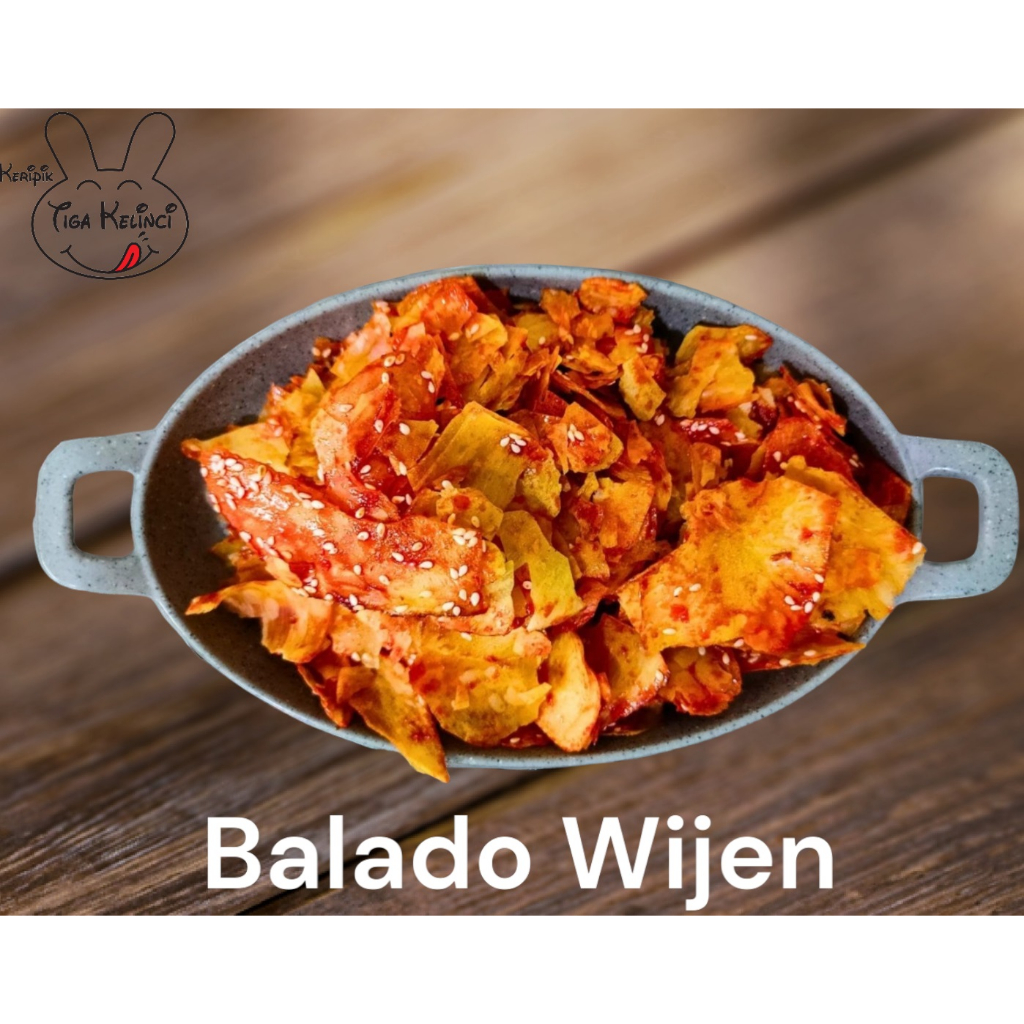 

Keripik Singkong Tiga Kelinci Balado Wijen Best seller and favorites