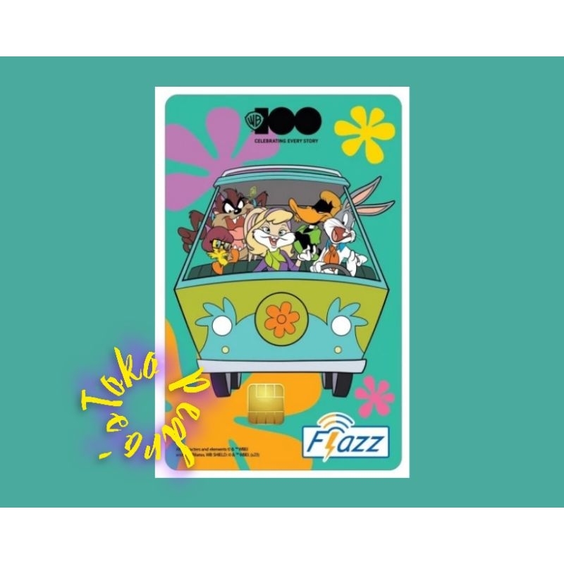 Flazz BCA Gen 2 SCOOBY-DOO /WARNER BROS 100th -  ORI! /Like eTOLL eMONEY Tapcash or Brizzi