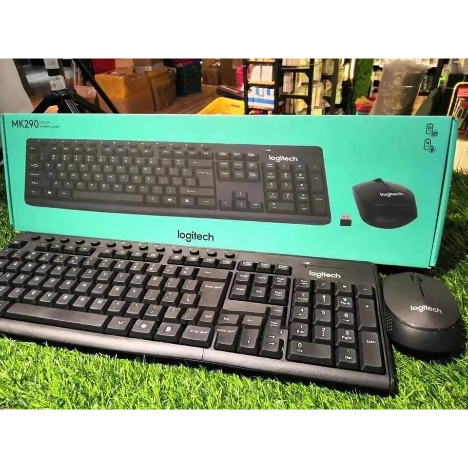 Keyboard Logitech MK290 keyboard+mouse full set wireless combo/keyboard gaming full set combo