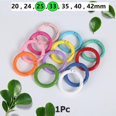 Ring Besi Buka Tutup Warna-Warni 27mm-33mm  Harga/Pc