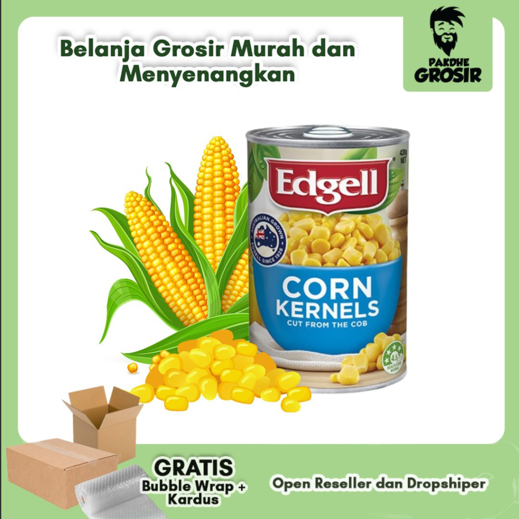 

Corn Kernels Jagung Manis Dalam Kaleng - Edgell 420gr