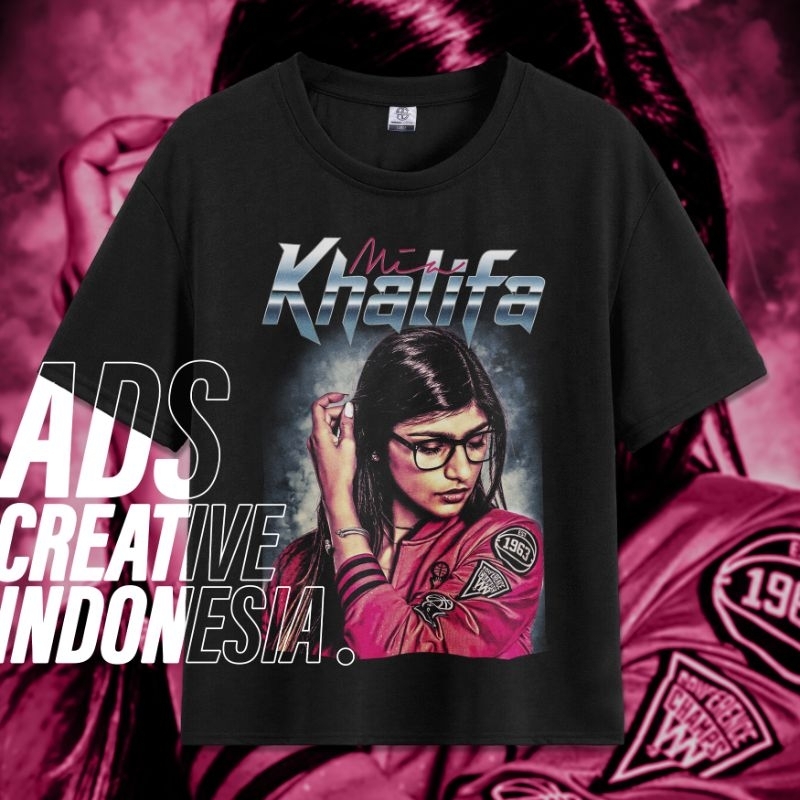 Kaos MIA KHALIFA l Mia Khalifa Bootleg Vintage Tshirt l Kaos Bootleg l Kaos Vintage l MIA