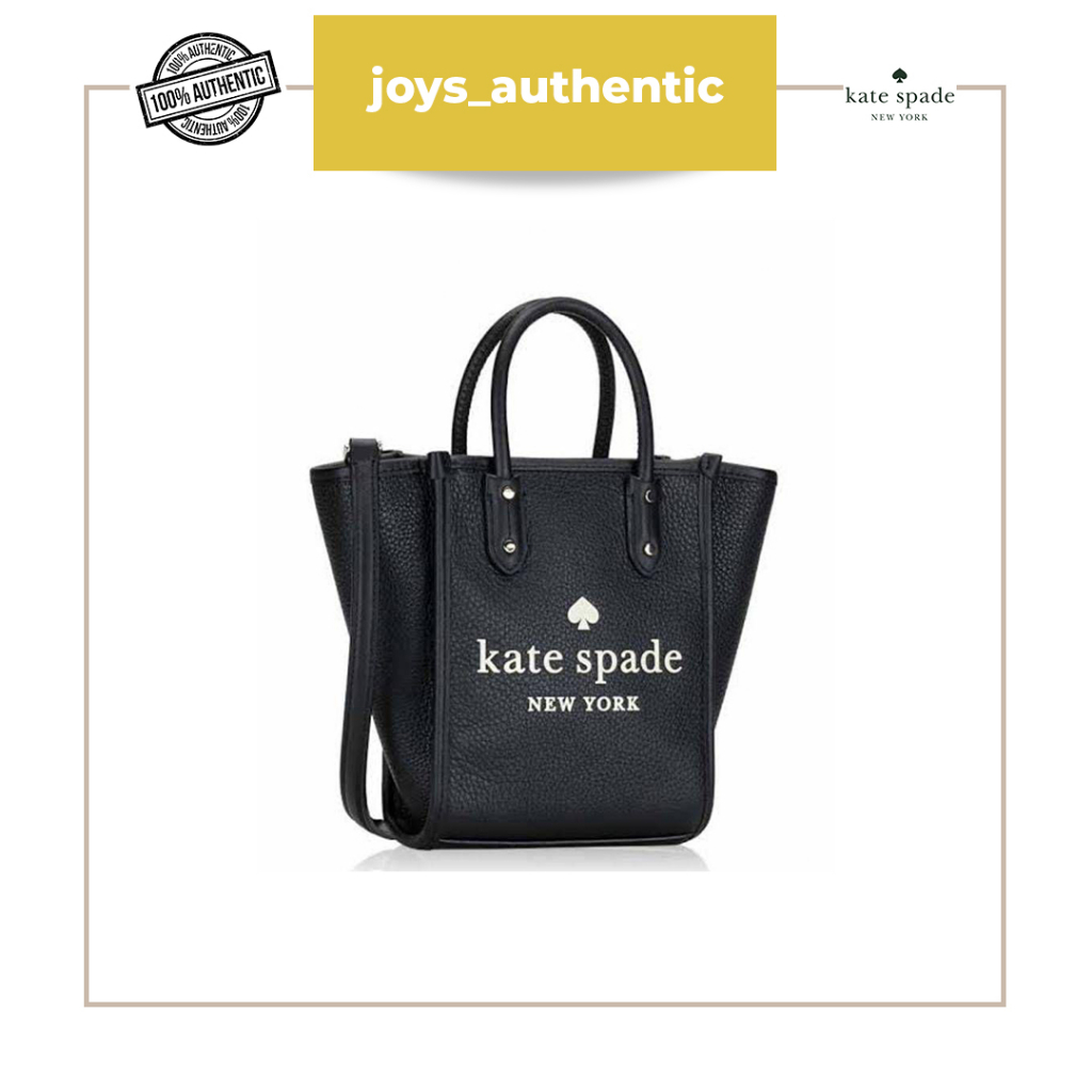Tas Wanita Kate Spade Ella New York Tote Crossbody Hitam Black Woman Bag Authentic Original