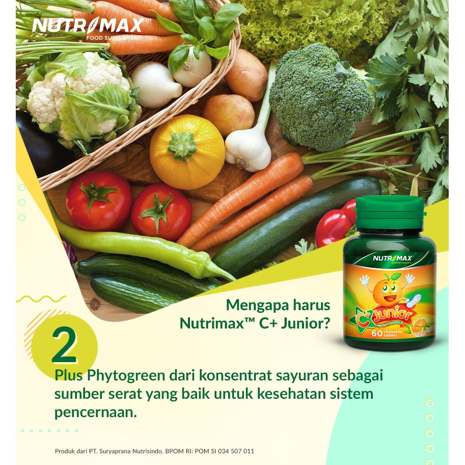 NUTRIMAX C PLUS JUNIOR 60 TABLETS