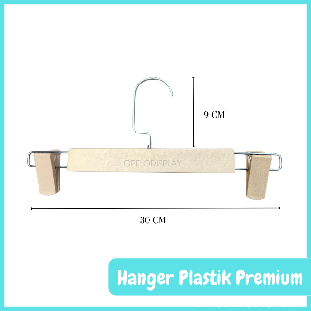 HANGER JEPIT CELANA PLASCLIP PREMIUM QUALITY HOOK SILVER GEPENG