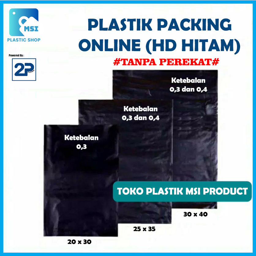 Plastik Packing Online HD Hitam dan Warna Orange , Pink dan Kuning | Uk 20x30 ; 25x35