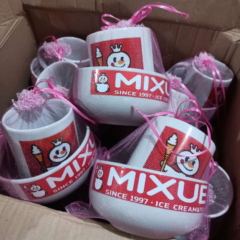 

paket mangkok dan mug mixue