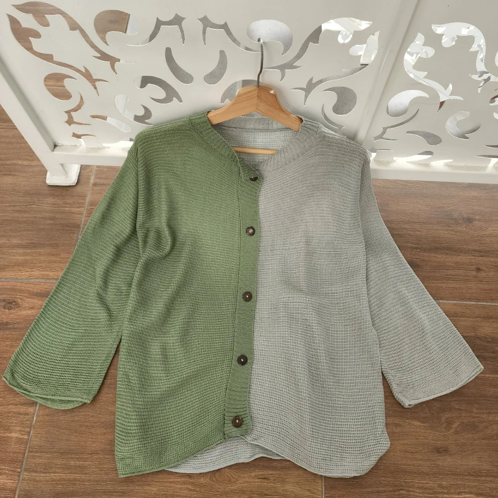 (COD Free Ongkir) KAY OUTHER CARDY RAJUT  Wanita Murah Terbaru Trendy Grosir Pakaian Outwear Bandung