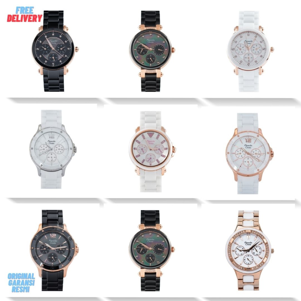 ORIGINAL QUALITY jam tangan wanita Alexander christie ac2299 ac2438 ac2375 ac2376 original