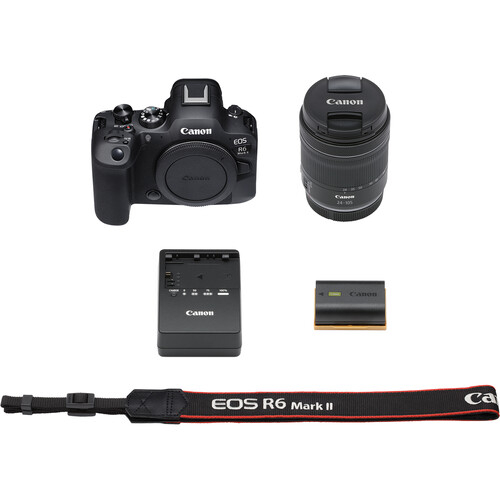 Canon EOS R6 Mark II kit 24-105mm f4-7.1 IS STM R6 II 24-105 mm - Garansi Resmi