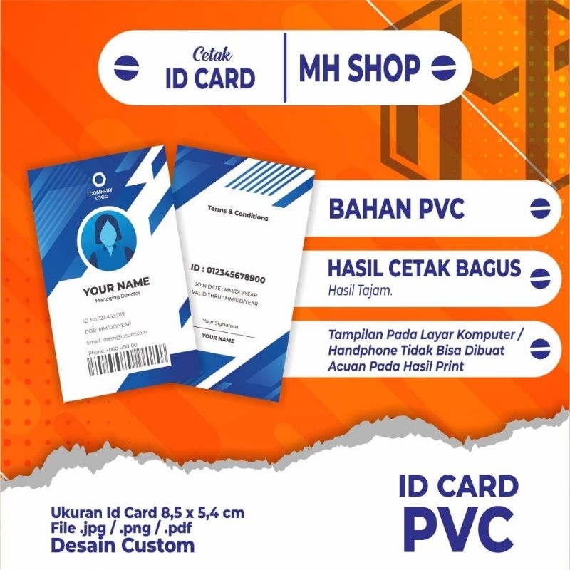 

ID CARD PVC, PRINT UV